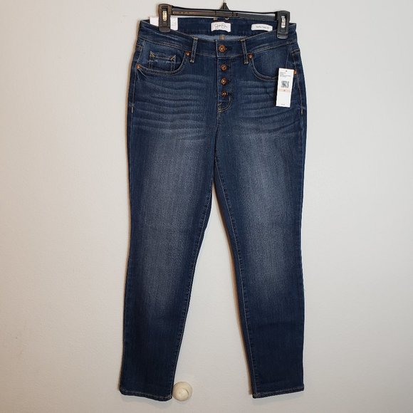 *3/$25* NWT! Jessica Simpson Mid Rise Skinny Jeans - Picture 1 of 11